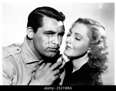 SEULS LES ANGES ONT DES AILES Cary Grant et Jean Arthur date : 1939 Banque D'Images