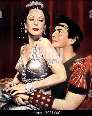 SAMSON ET DELILAH Hedy Lamarr, VICTOR MATURE Date : 1949 Banque D'Images