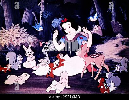 Blanche Neige et les Sept Nains Date : 1937 Banque D'Images