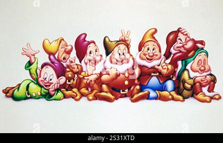 Blanche Neige et les Sept Nains Date : 1937 Banque D'Images
