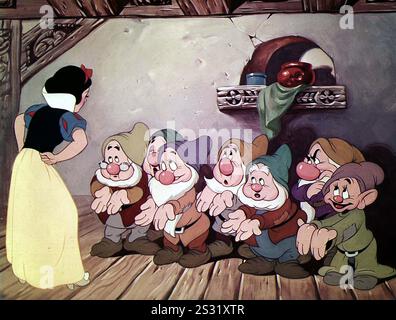 Blanche Neige et les Sept Nains Date : 1937 Banque D'Images