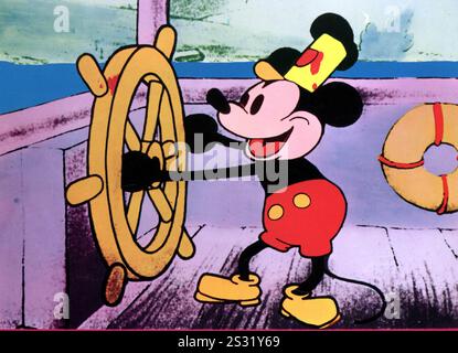 STEAMBOAT WILLIE VOUS DEVEZ CREDIT WALT DISNEY Date : 1928 Banque D'Images