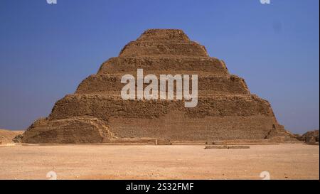 Pyramide de Saqqarah, Gizeh, le Caire, Égypte Banque D'Images