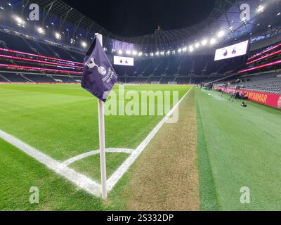 Londres, Royaume-Uni. 08 janvier 2025. Pré-match au Tottenham Hotspur v Liverpool, demi-finale de la Carabao Cup 1ère manche, au Tottenham Hotspur Stadium, Londres, Royaume-Uni le 8 janvier 2025. Crédit : Paul Marriott/Alamy Live News Banque D'Images