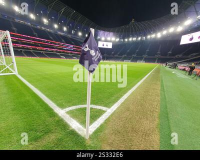 Londres, Royaume-Uni. 08 janvier 2025. Pré-match au Tottenham Hotspur v Liverpool, demi-finale de la Carabao Cup 1ère manche, au Tottenham Hotspur Stadium, Londres, Royaume-Uni le 8 janvier 2025. Crédit : Paul Marriott/Alamy Live News Banque D'Images