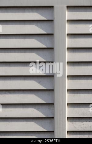 Volet de fenêtre gros plan, symbole pour la protection de la vie privée, protection solaire, arrière-plan Autriche Banque D'Images