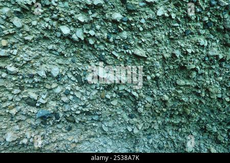 Dinde calcaire texture des roches les plus anciennes se rapprochent en plein air pendant la journée. Dinde calcaire texture des roches les plus anciennes de près dans la journée Banque D'Images
