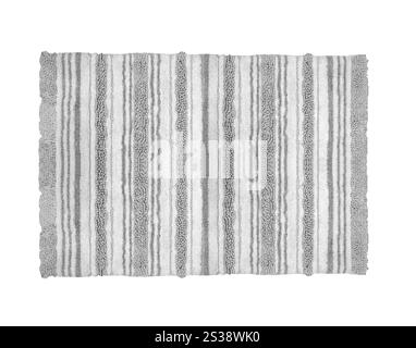 tapis de bain isolé sur fond blanc Banque D'Images