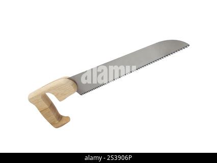 Scie de isolated on white Banque D'Images