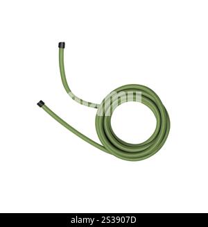 câble bleu sur fond blanc Banque D'Images