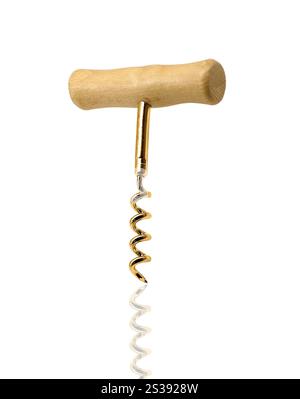 gros plan de l'ouvre-bouteille isolé sur fond blanc. gros plan de l'ouvre-bouteille Banque D'Images