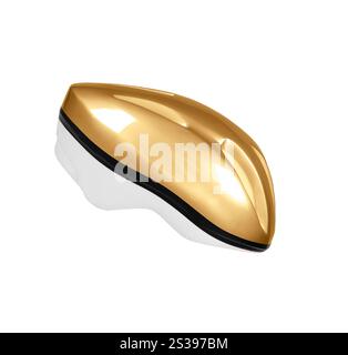 Casque de vélo isolé sur fond blanc Banque D'Images