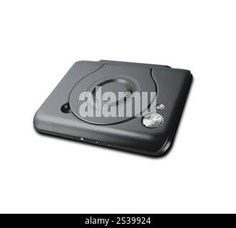 CD externe compact portable isolé sur blanc. CD externe compact et portable isolé Banque D'Images