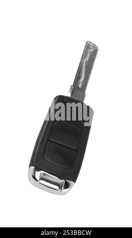 Car key isolated on white Banque D'Images