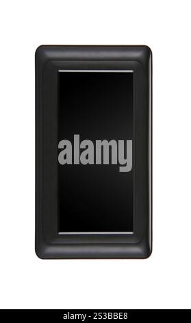 Appareil GPS isolé sur fond blanc Banque D'Images