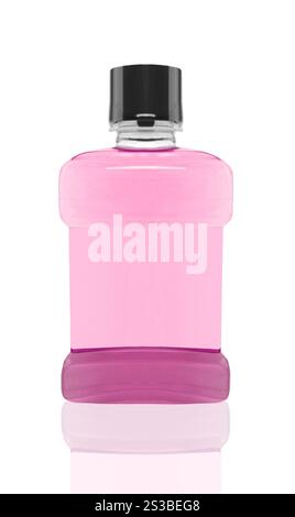 Bouteille de parfum sur fond blanc. Bouteille de parfum Banque D'Images