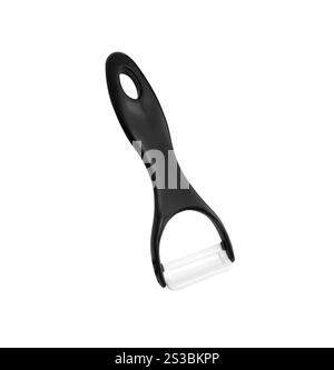 Peeler végétal isolé sur fond blanc Banque D'Images