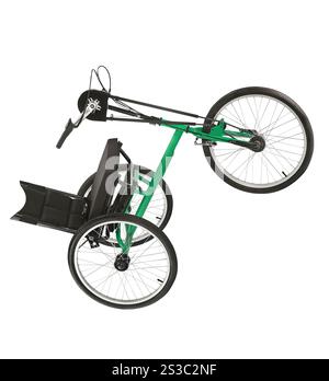 Tricycle isolé sur fond blanc. Tricycle isolé Banque D'Images