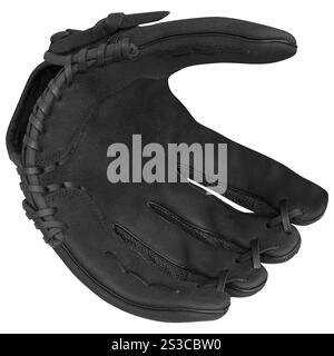 gant de baseball isolé sur fond blanc Banque D'Images