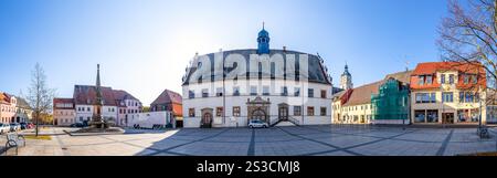 Mairie de Bad Schmiedeberg, Allemagne Banque D'Images