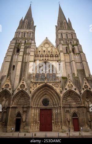 La cathédrale de Bayeux, Normandie, France Banque D'Images