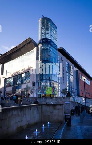 Bâtiment Harvey Nichols à New Cathedral Street, Manchester Banque D'Images