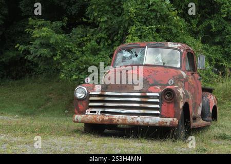 Pick-up abandonné, États-Unis Banque D'Images