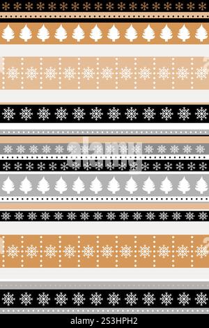 Fond sans couture de Noël, papier d'emballage Illustration de Vecteur