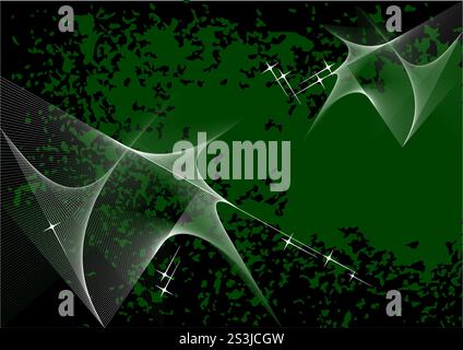 Fond futuriste abstrait avec texte de lieu pour l'annonce. Illustration 3D vectorielle de couleur. Illustration dessinée à la main Illustration de Vecteur