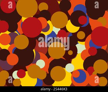 Course de fond vecteur éléments cercle en différentes couleurs Illustration de Vecteur