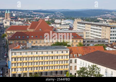 Vue sur la ville de Kassel, Königstraße, zone piétonne, Kassel, Allemagne, Europe Banque D'Images