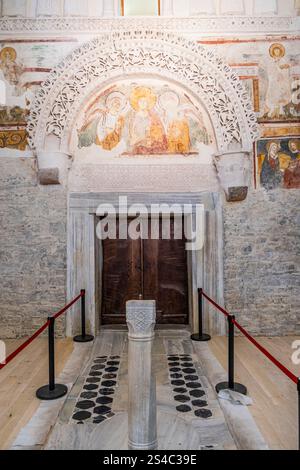 Monastère de Santa Maria in Valle, également connu sous le nom de Tempietto longobardo. Cividale del Friuli, Friuli Venezia Giulia, Italie, Europe. Banque D'Images