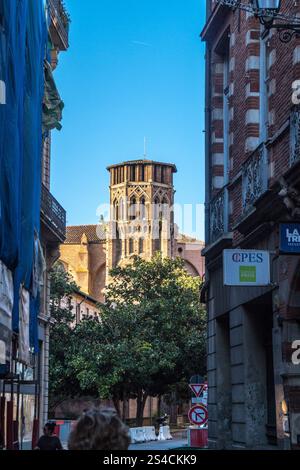 Tour du Musée des Augustins, ancien monastère, Toulouse, haute-Garonne, Occitanie, France Banque D'Images