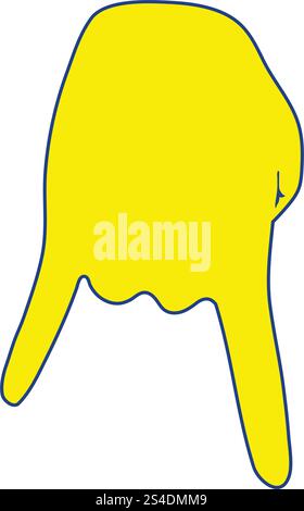 Baseball icône geste. Fine ligne design. Vector illustration. Illustration de Vecteur