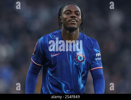 Londres, Royaume-Uni. 11 janvier 2025. Romeo Lavia de Chelsea lors du match de FA Cup à Stamford Bridge, Londres. Le crédit photo devrait se lire : Paul Terry/Sportimage crédit : Sportimage Ltd/Alamy Live News Banque D'Images