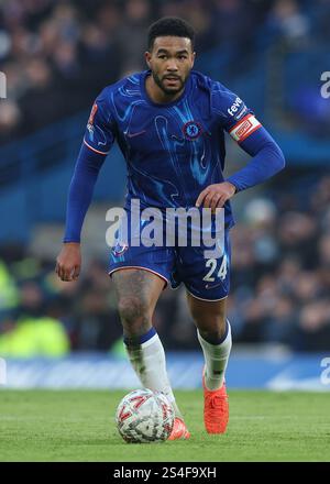 Londres, Royaume-Uni. 11 janvier 2025. Reece James de Chelsea lors du match de FA Cup à Stamford Bridge, Londres. Le crédit photo devrait se lire : Paul Terry/Sportimage crédit : Sportimage Ltd/Alamy Live News Banque D'Images