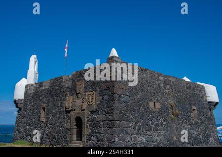 La forteresse 'Castillo fortaleza San Miguel' à Garachico Banque D'Images