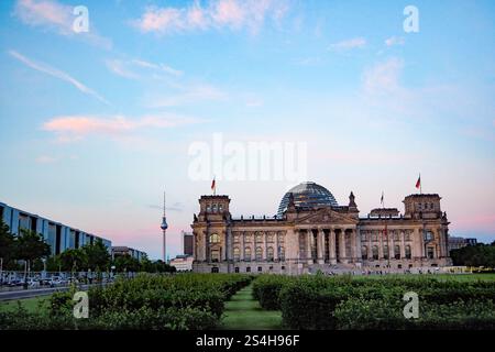 Berlin, Allemagne. Bâtiment Reichstag. 18 juin 2016 Banque D'Images