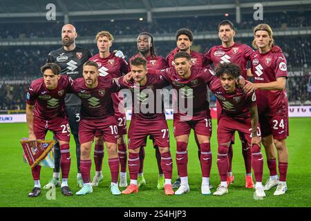 Turin, Italie. 11 janvier 2025. Le départ 11 de Turin pour le match de Serie A entre Turin et la Juventus au Stadio Olimpico à Turin. Crédit : Gonzales photo/Alamy Live News Banque D'Images