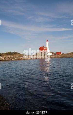 Phare Fisguard à Fort Rod Hill. Banque D'Images