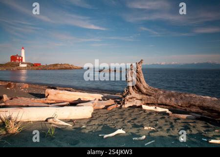 Phare Fisguard à Fort Rod Hill. Banque D'Images