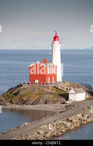 Phare Fisguard à Fort Rod Hill. Banque D'Images