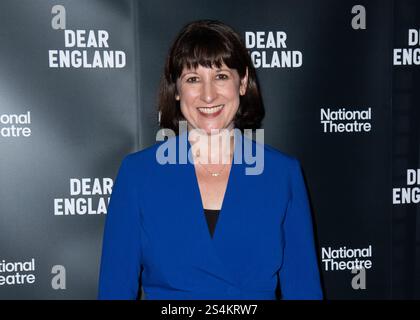 Rachel Reeves assiste à la soirée d'ouverture du West End de la production du National Theatre de « Dear England » au Prince Edward Theatre de Londres, en Angleterre. ROYAUME-UNI. Jeudi 19 octobre 2023 Banque D'Images