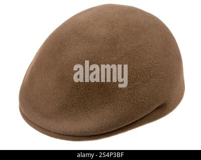 casquette mans en feutre vert isolée sur blanc Banque D'Images casquette mans en feutre vert isolée sur blanc Banque D'Images