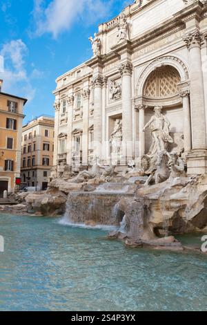 Fontaine de Trevi à Rome, Italie Banque D'Images