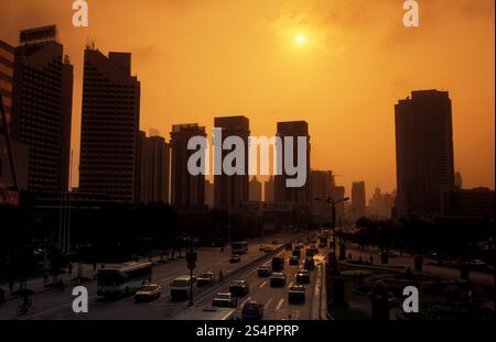 La ville de Shenzhen au nord de Hongkong dans la province de Guangdong en chine en asie de l'est. . ASIE CHINE SHENZHEN Banque D'Images