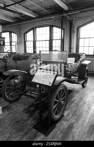 1911 Hupmobile modèle 20 C exposé au Ford Piquette Avenue Plant Museum à Detroit Michigan USA Banque D'Images