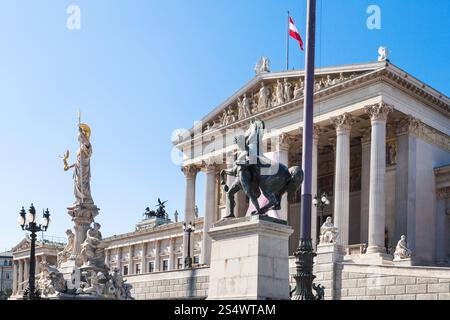 Déplacement à Vienne ville - bâtiment du parlement autrichien à Vienne, Autriche Banque D'Images