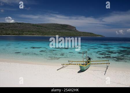 La plage de rêve de l'île Jaco, dans la ville de Tutuala, à l'est du Timor oriental, dans le sud-est de la région.&#XA; Banque D'Images
