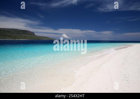 La plage de rêve de l'île Jaco, dans la ville de Tutuala, à l'est du Timor oriental, dans le sud-est de la région.&#XA; Banque D'Images